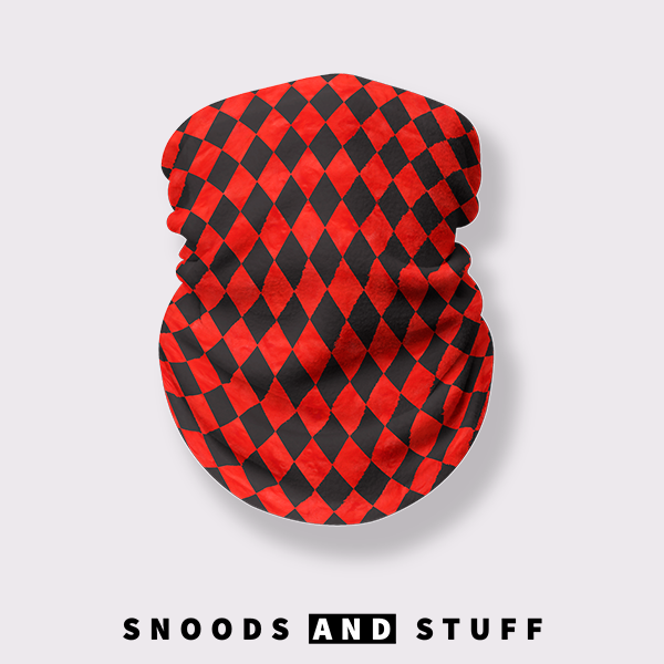 Red Check Snood