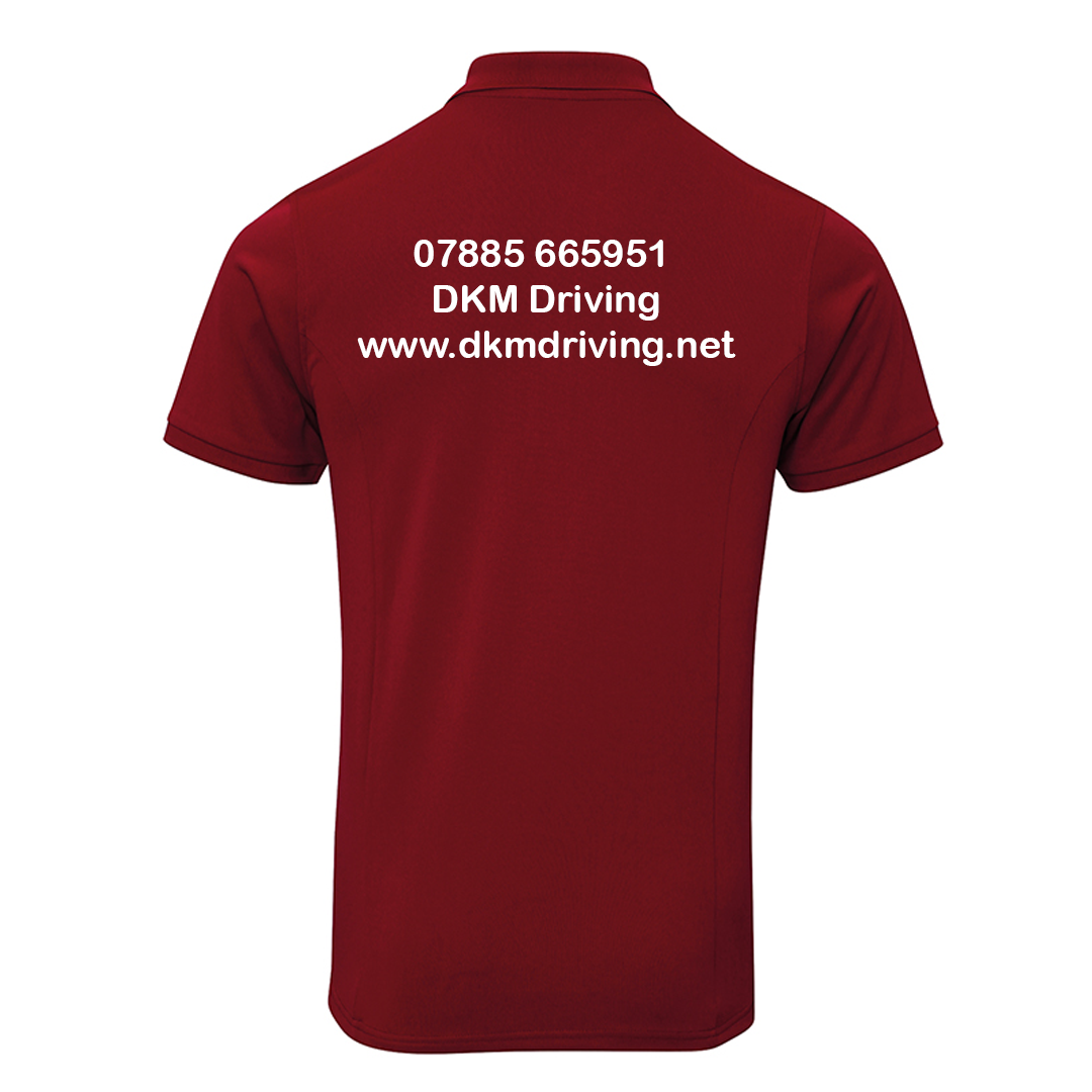 DKM Driving Premier Coolchecker¨ Plus Pique Polo Shirt