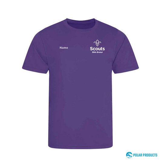 90th Bristol Adult Wicking Tee