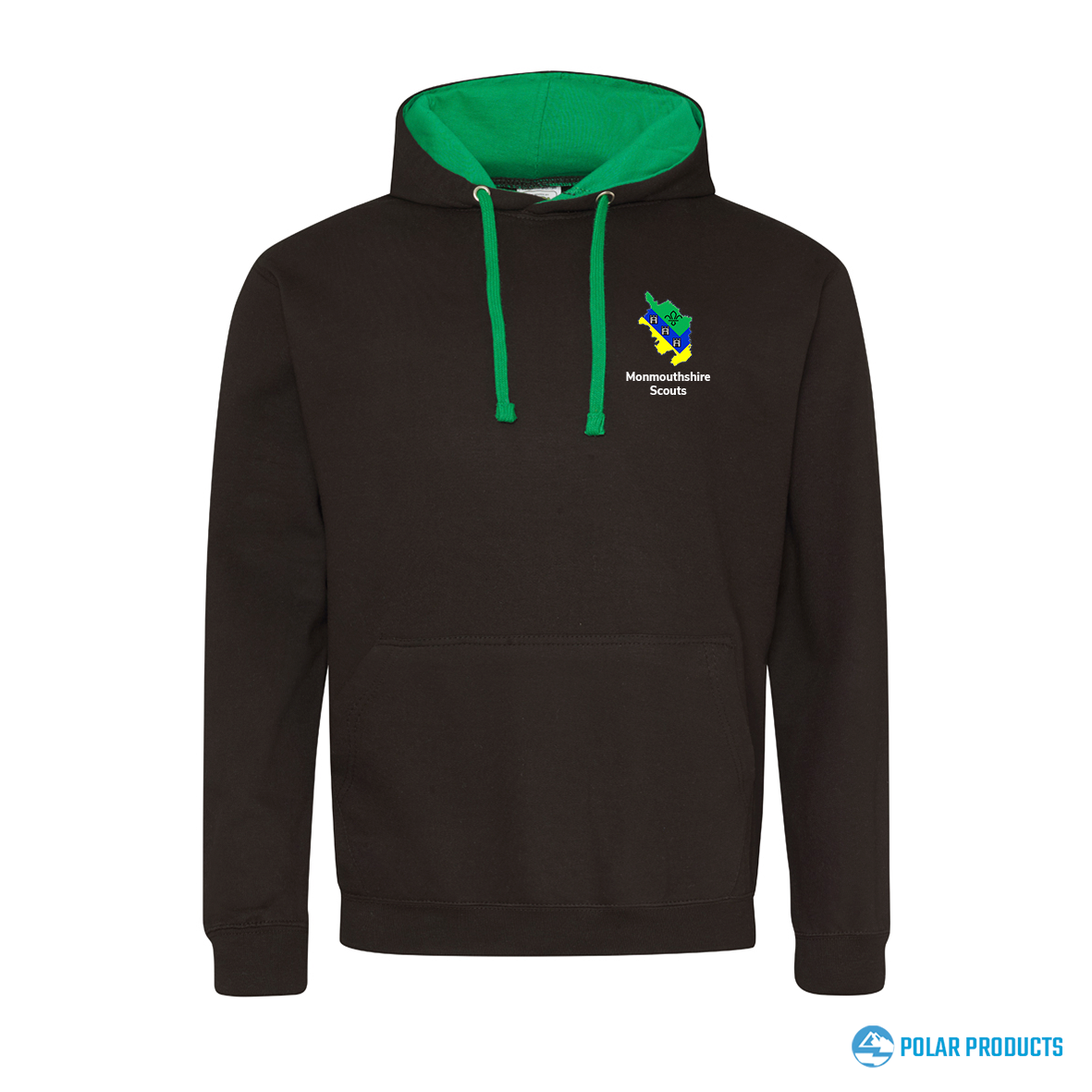 Monmouthshire Scouts Contrast Hoodie