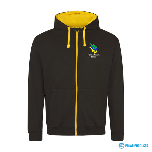 Monmouthshire Scouts Zipped Hoodie