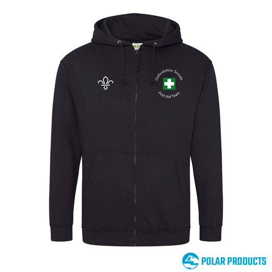 Oxfordshire Scouts First Aid Team Zipped Hoodie