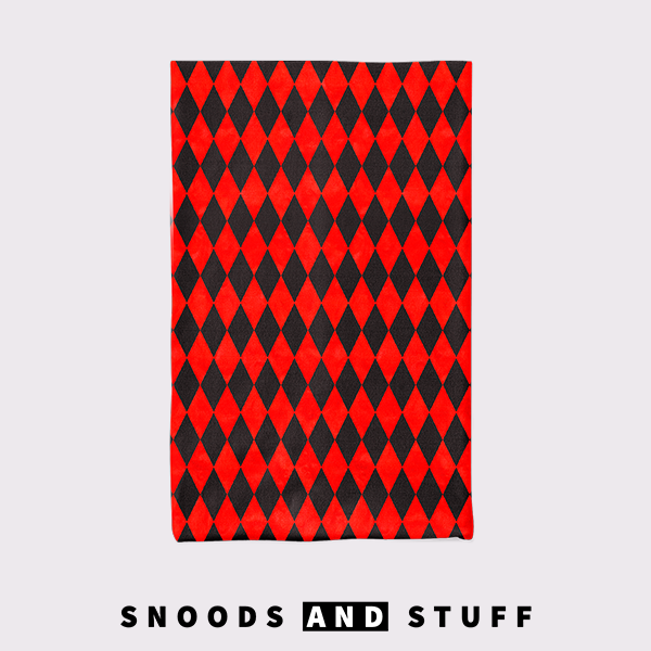 Red Check Snood