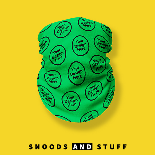 Personalised Snood- Repeat Logo