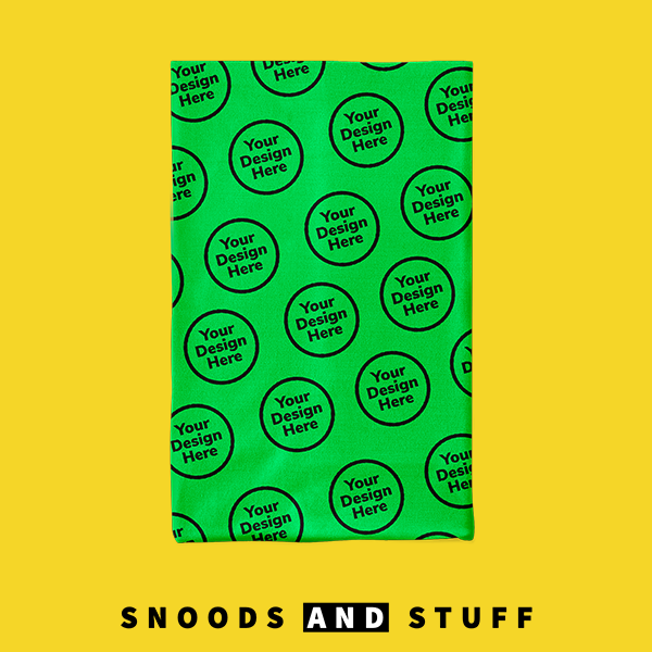 Personalised Snood- Repeat Logo