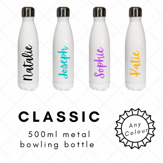 Personalised Name Bowling Bottle