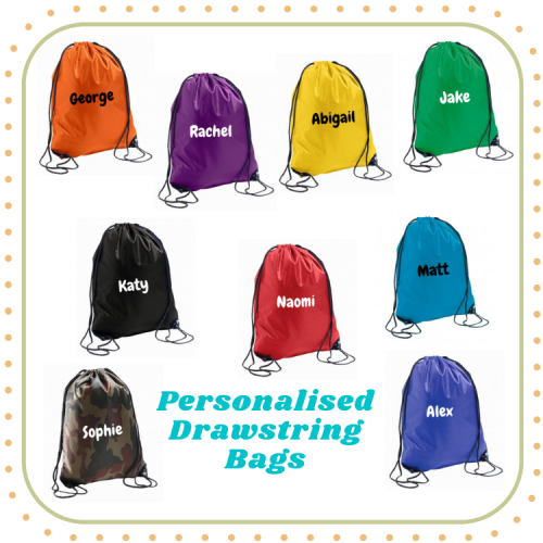 Personalised Drawstring Bag