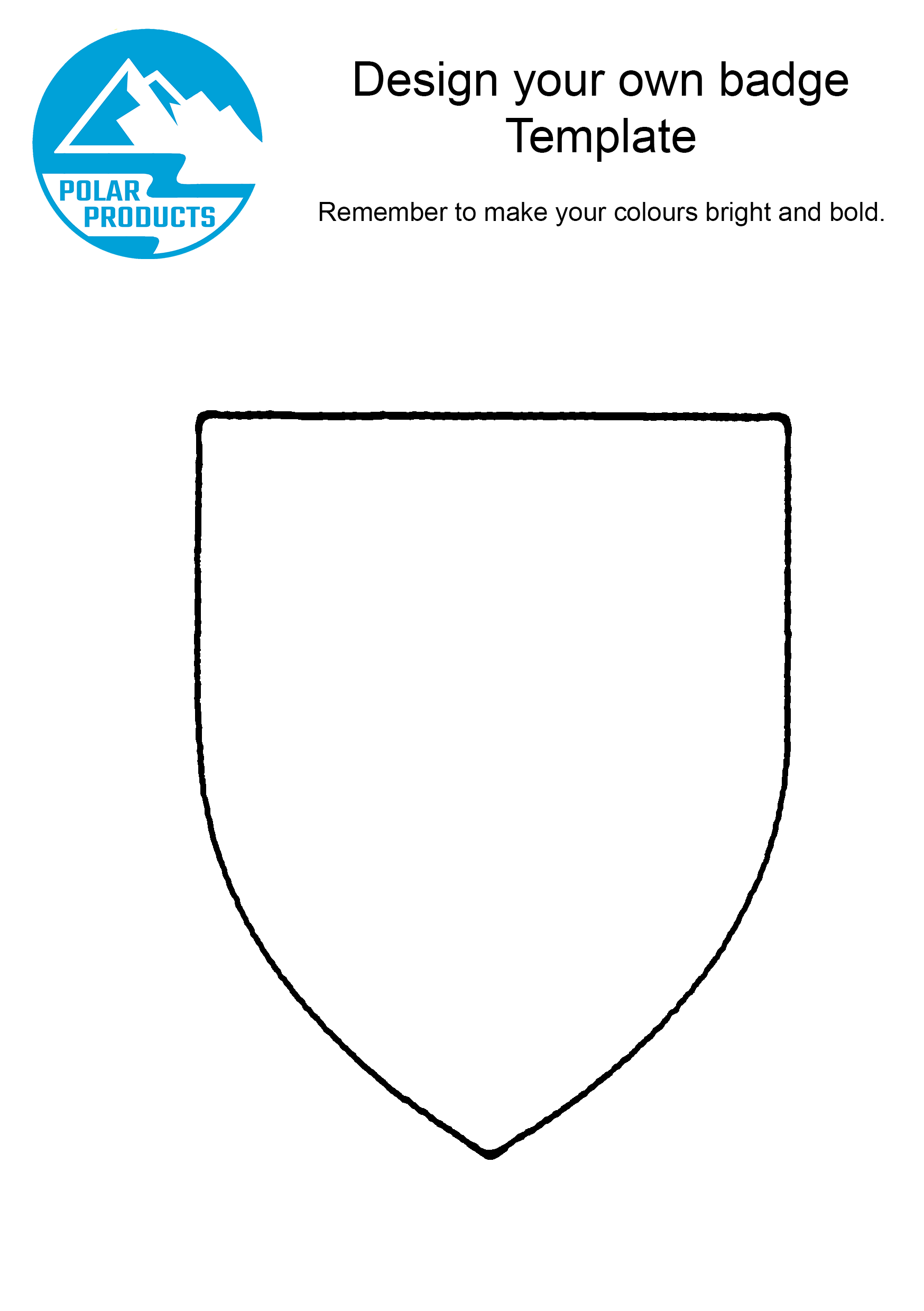 Badge Making Template.pdf Design Your Own Badges Activity – Polar Products